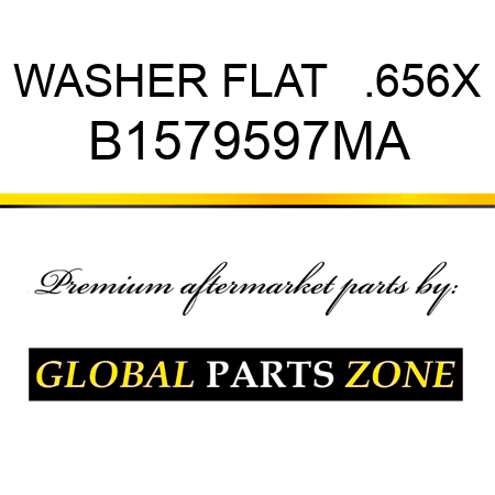 WASHER FLAT   .656X B1579597MA