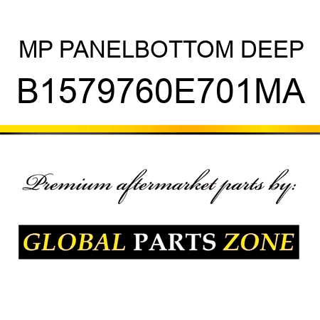 MP PANELBOTTOM DEEP B1579760E701MA