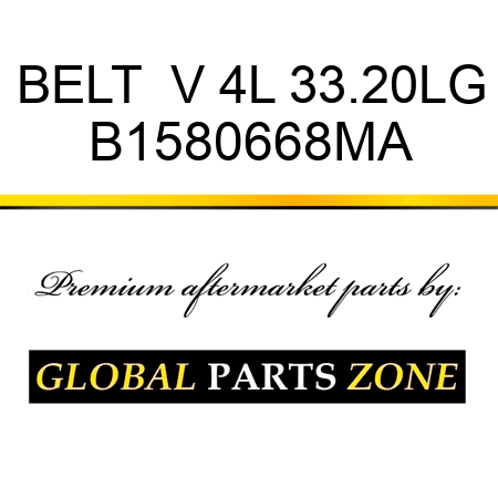 BELT  V 4L 33.20LG B1580668MA