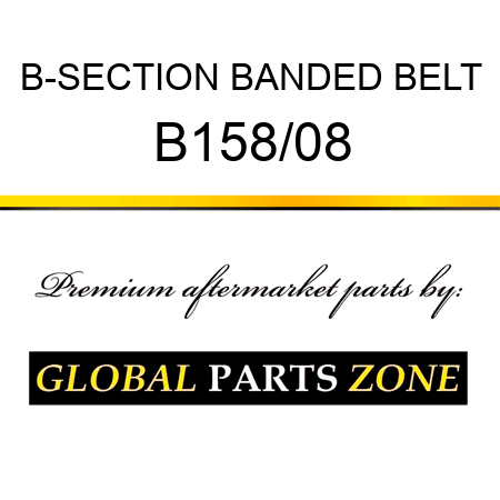 B-SECTION BANDED BELT B158/08