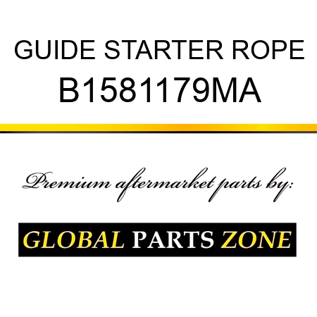 GUIDE STARTER ROPE B1581179MA