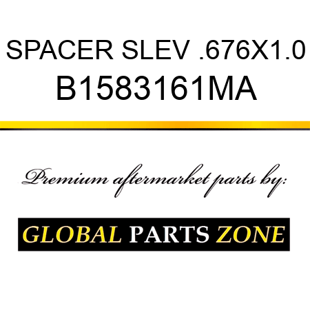 SPACER SLEV .676X1.0 B1583161MA