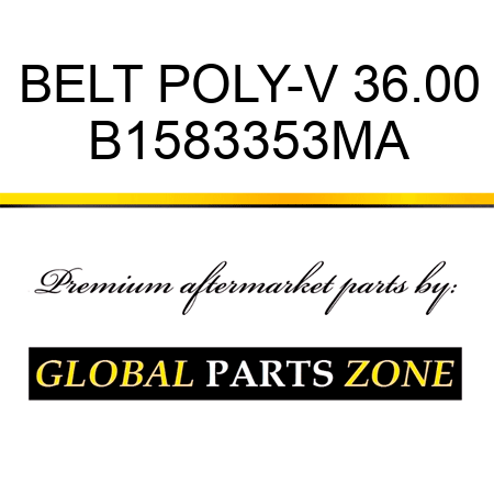 BELT POLY-V 36.00 B1583353MA