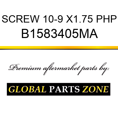 SCREW 10-9 X1.75 PHP B1583405MA