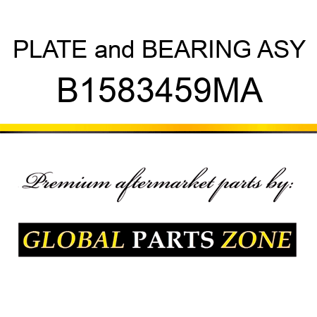 PLATE&BEARING ASY B1583459MA