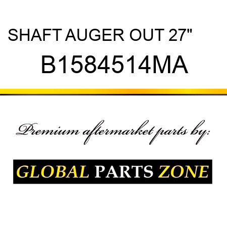 SHAFT AUGER OUT 27