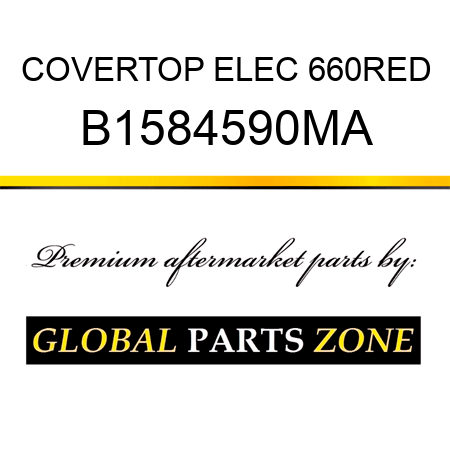 COVERTOP ELEC 660RED B1584590MA