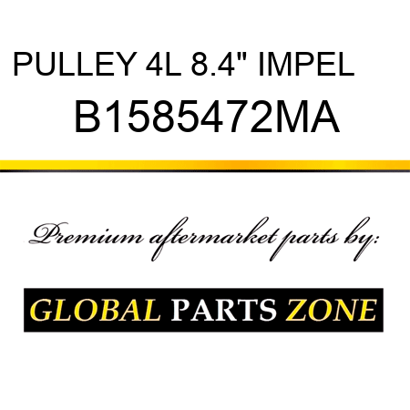 PULLEY 4L 8.4