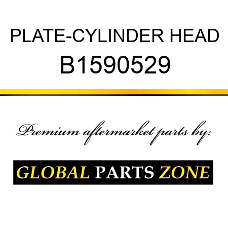 PLATE-CYLINDER HEAD B1590529