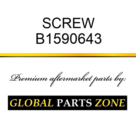 SCREW B1590643