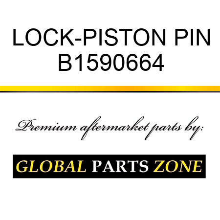 LOCK-PISTON PIN B1590664