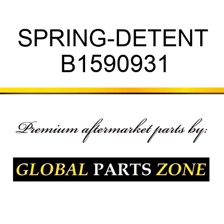 SPRING-DETENT B1590931