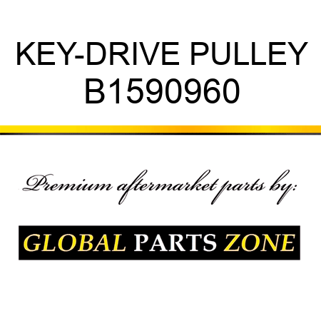 KEY-DRIVE PULLEY B1590960