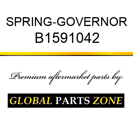 SPRING-GOVERNOR B1591042