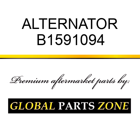 ALTERNATOR B1591094