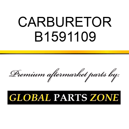 CARBURETOR B1591109