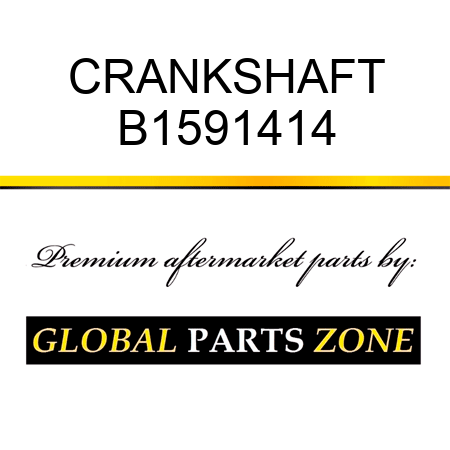 CRANKSHAFT B1591414