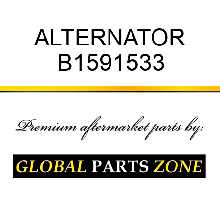 ALTERNATOR B1591533
