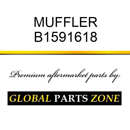 MUFFLER B1591618