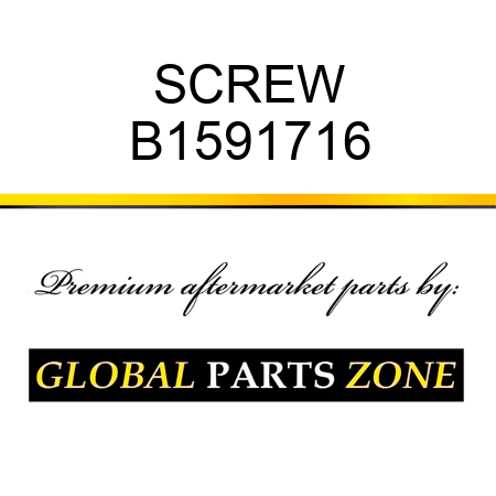 SCREW B1591716