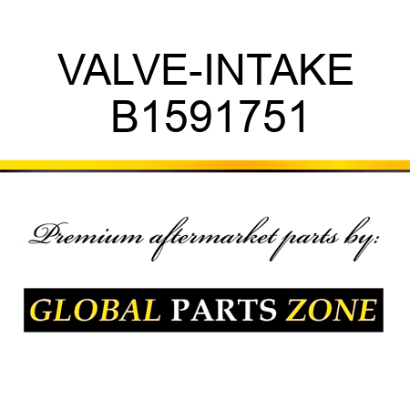 VALVE-INTAKE B1591751