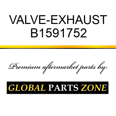 VALVE-EXHAUST B1591752