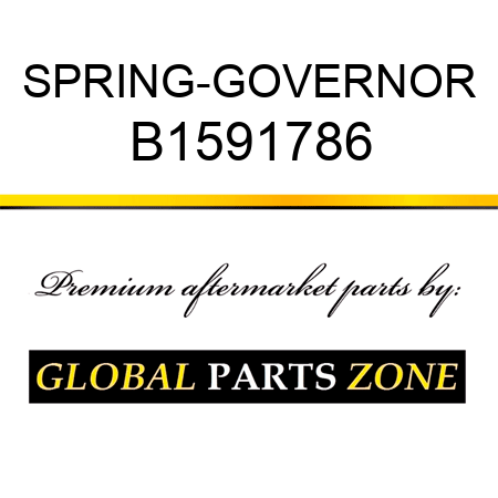 SPRING-GOVERNOR B1591786