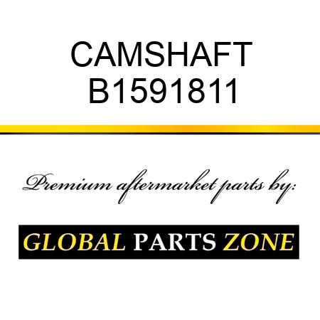 CAMSHAFT B1591811