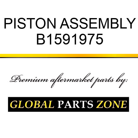 PISTON ASSEMBLY B1591975