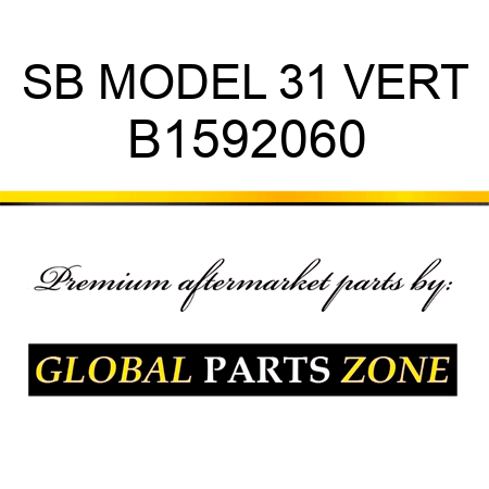 SB MODEL 31 VERT B1592060