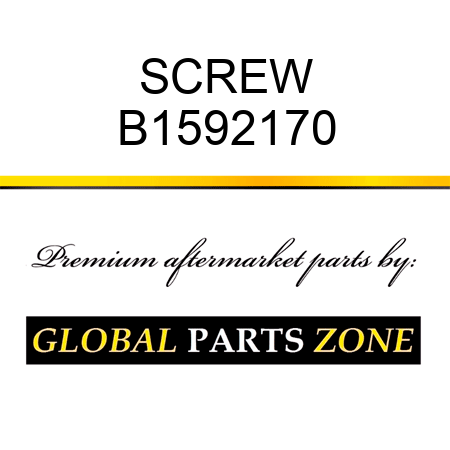 SCREW B1592170
