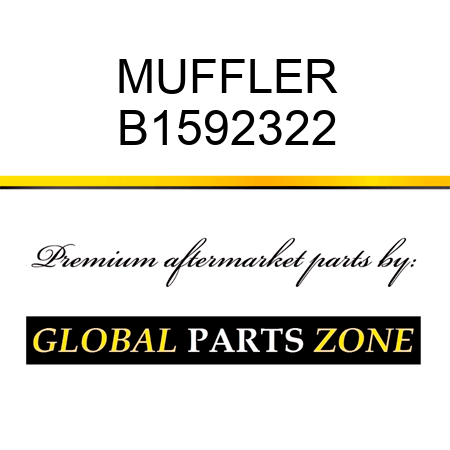 MUFFLER B1592322