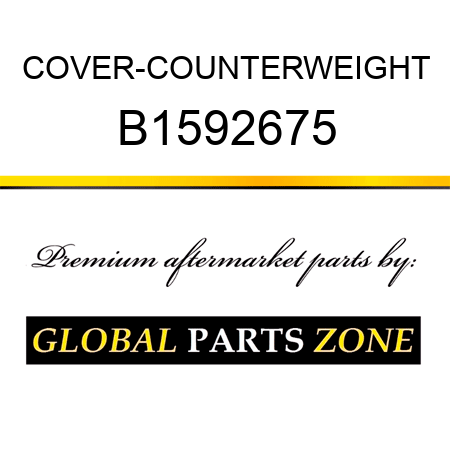 COVER-COUNTERWEIGHT B1592675