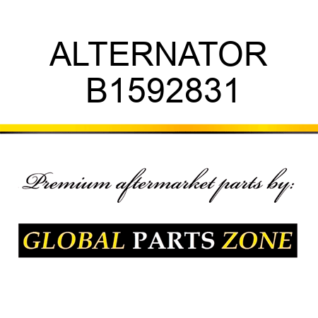 ALTERNATOR B1592831