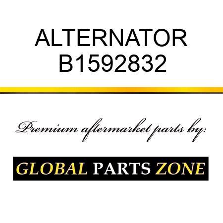 ALTERNATOR B1592832