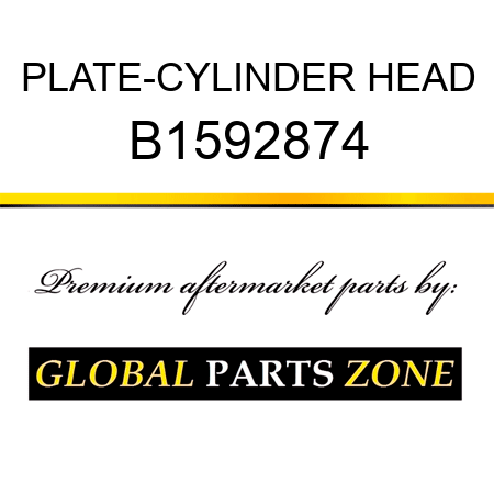 PLATE-CYLINDER HEAD B1592874