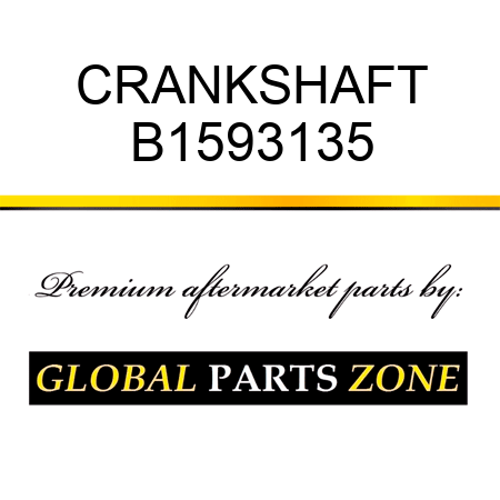 CRANKSHAFT B1593135