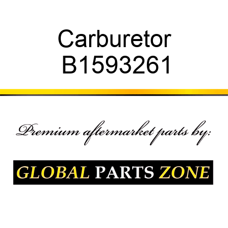 Carburetor B1593261