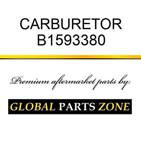 CARBURETOR B1593380