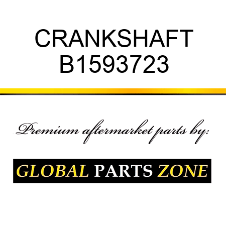 CRANKSHAFT B1593723