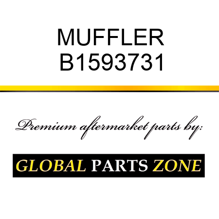 MUFFLER B1593731