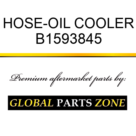 HOSE-OIL COOLER B1593845