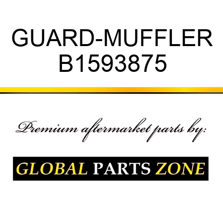 GUARD-MUFFLER B1593875