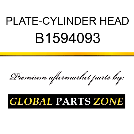 PLATE-CYLINDER HEAD B1594093