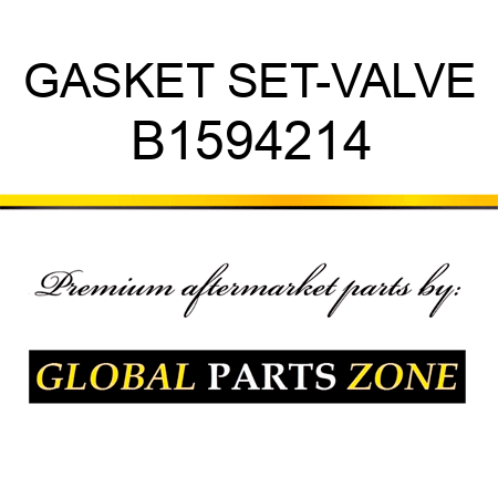 GASKET SET-VALVE B1594214