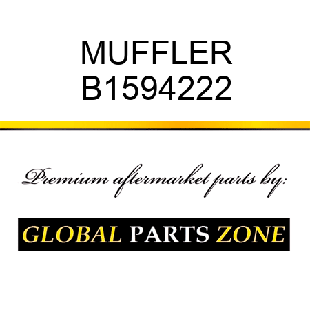 MUFFLER B1594222