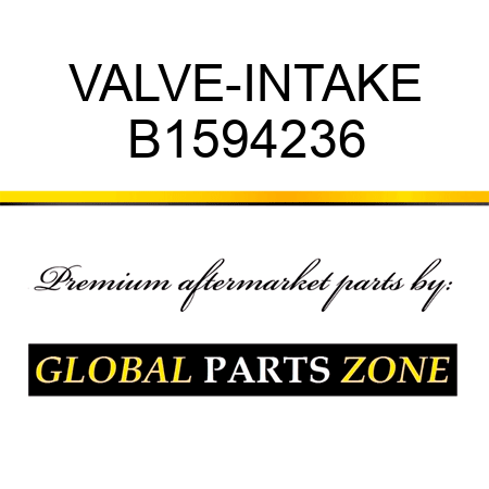 VALVE-INTAKE B1594236