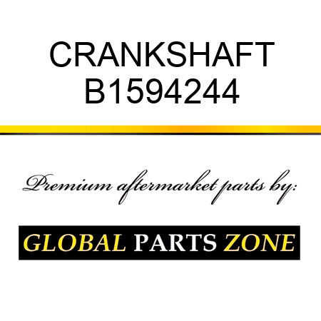 CRANKSHAFT B1594244