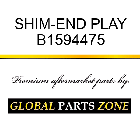 SHIM-END PLAY B1594475