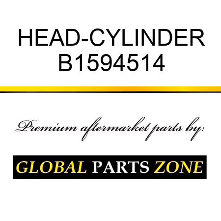 HEAD-CYLINDER B1594514